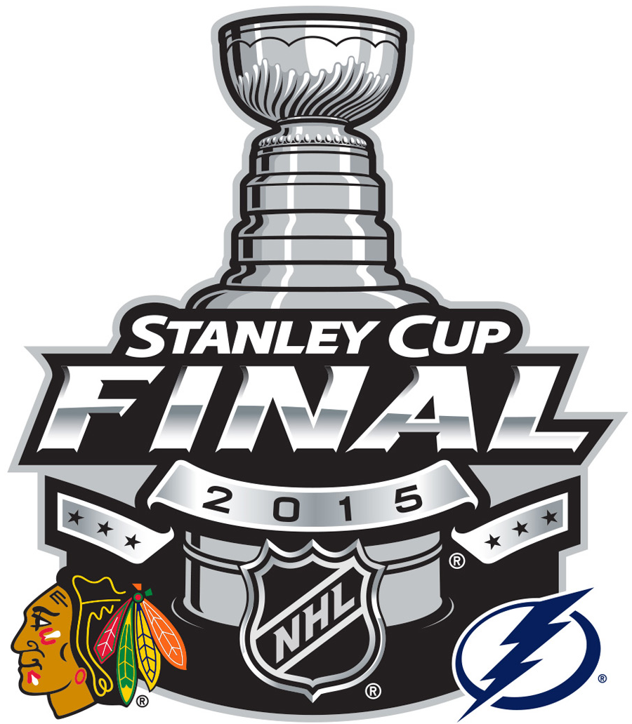 Stanley Cup Playoffs 2015 Finals Matchup Logo DIY iron on transfer (heat transfer)